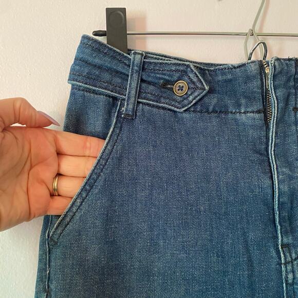 Pilcro Anthropologie Women's size 28 Boho Flare Jeans High Rise Minimalist - Picture 5 of 14